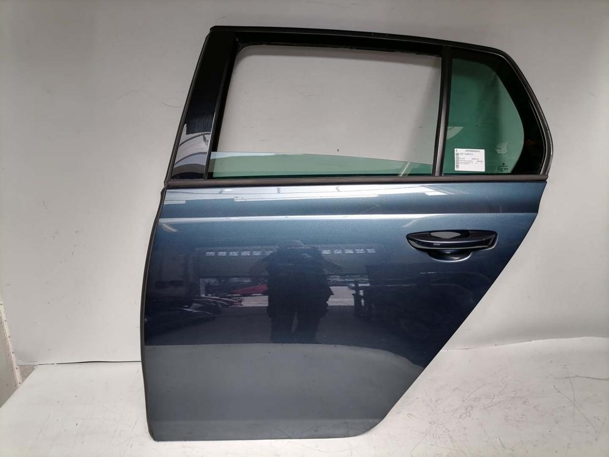 VW Golf 6 original T&uuml;r hinten links LC5F Blue Graphit Flie&szlig;heck Rohbau Bj.2010